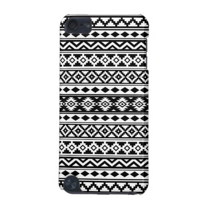 Aztec Essence Pattern IIb Black & White iPod Touch 5G Case