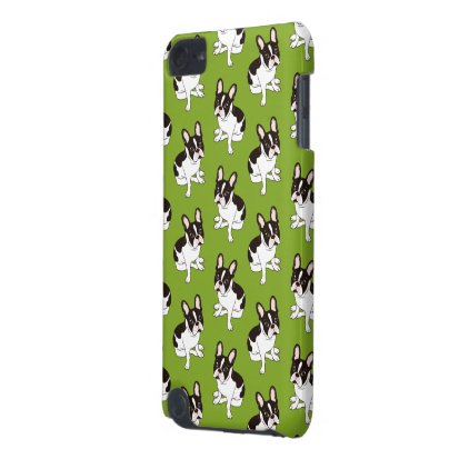 Cute double hooded pied French Bulldog iPod Touch 5G Case