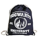Magic University Sportbag Turnbeutel für Harry Potter Fans Elbenwald blau