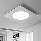 KHSKX Kreative moderne, minimalistische LED Deckenleuchte Türöffnungsmodule Hallenbeleuchtung warmen Wohnzimmer Schlafzimmer Leselampe/60*60cm/110V-220V , Black Box