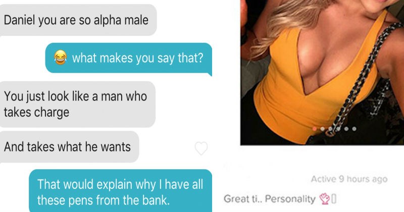 Wild moments from the Tinder dating app that show off how ridiculous people can be.