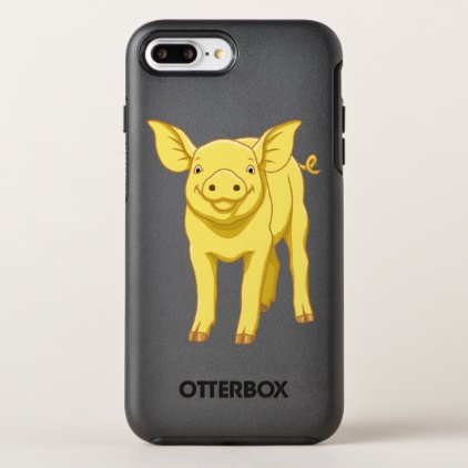 Yellow Pig Day July 17 Cute Piglet OtterBox Symmetry iPhone 7 Plus Case