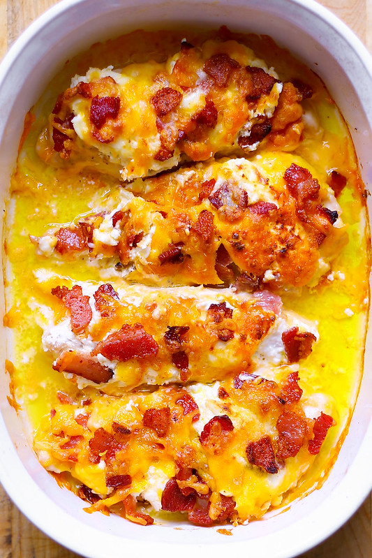 baked chicken breasts, cream cheese and bacon stuffed chicken, easy chicken recipes