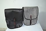 Taschen Tasche Brot Tasche Rucksack für Gepäckträger hinten grau schwarz braun