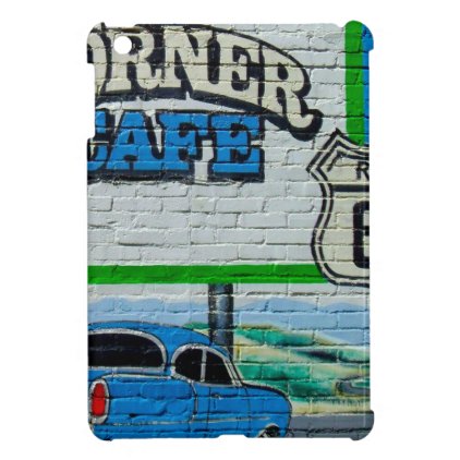 Route 66 Corner Cafe Wall iPad Mini Covers