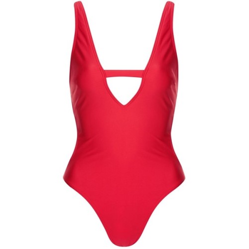Fuller Bust Swimsuit by Wolf & Whistle ❤ liked on Polyvore...