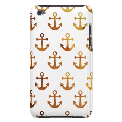 Amber texture anchors pattern iPod touch Case-Mate case