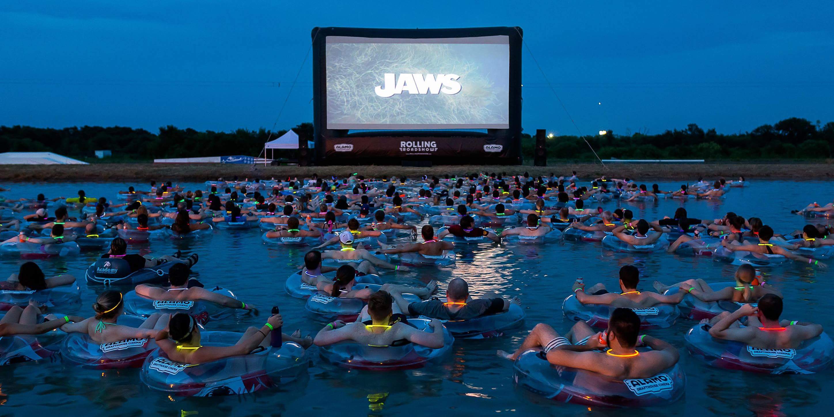 Watch 'Jaws' with your feet dangling in the water