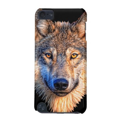 Grey wolf - wolf face iPod touch (5th generation) case
