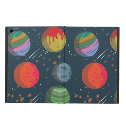 Colorful Planets in Outer Space iPad Air Cover