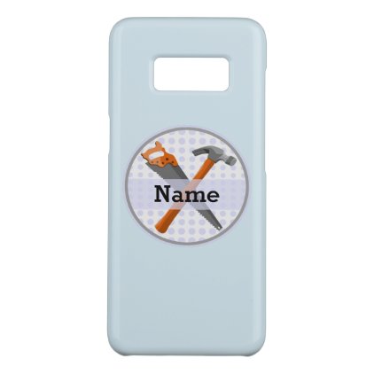 Named Personalized Tools design for boys. Case-Mate Samsung Galaxy S8 Case