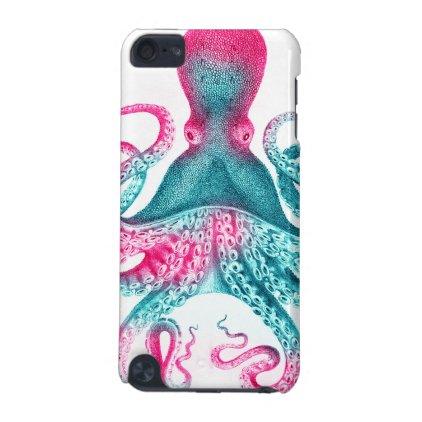 Octopus illustration - vintage - kraken iPod touch 5G case