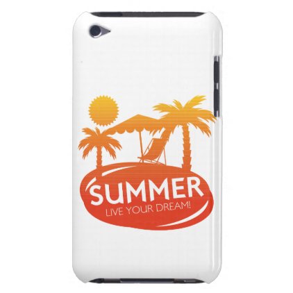 Summer – Live your dream iPod Touch Case-Mate Case