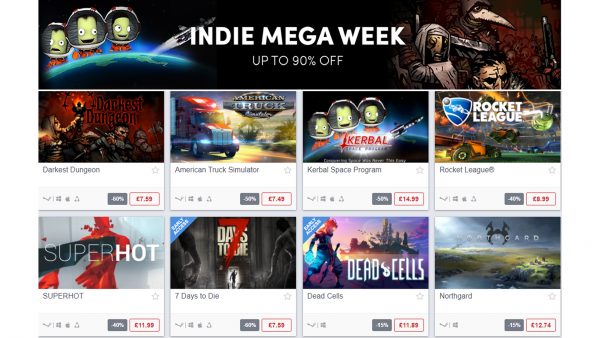 Indie Mega Week Sale Humble Bundle