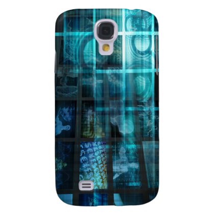 Futuristic Background Abstract Technology Theme Samsung Galaxy S4 Cover