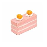 4 PC-kreative Gefälschter Kuchen-Brot-Dekoration Spielzeug Lebensmittel, Rosa
