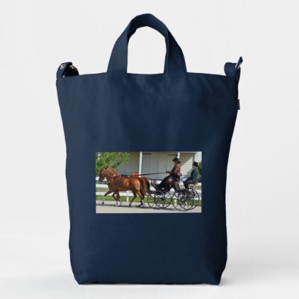 walnut hill carriage driving horse show duck bag