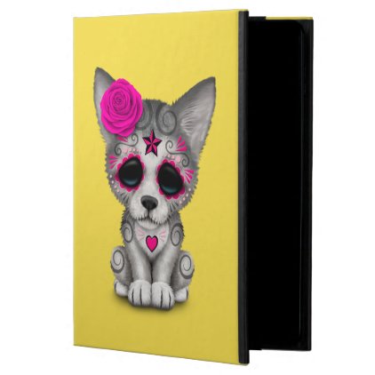 Pink Day of the Dead Wolf Cub Powis iPad Air 2 Case