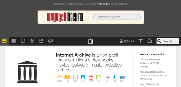 Websites like Way Back Machine can capture content from social media sites that search engines index.