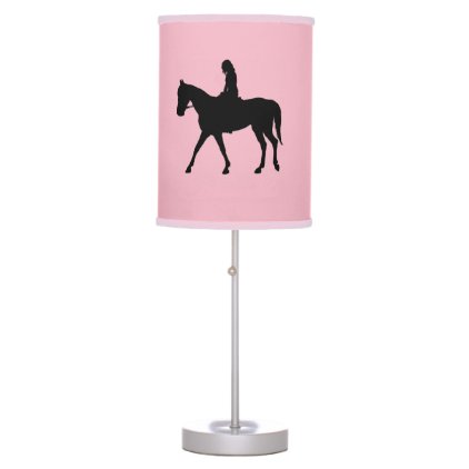 Girl on Horse Table Lamp