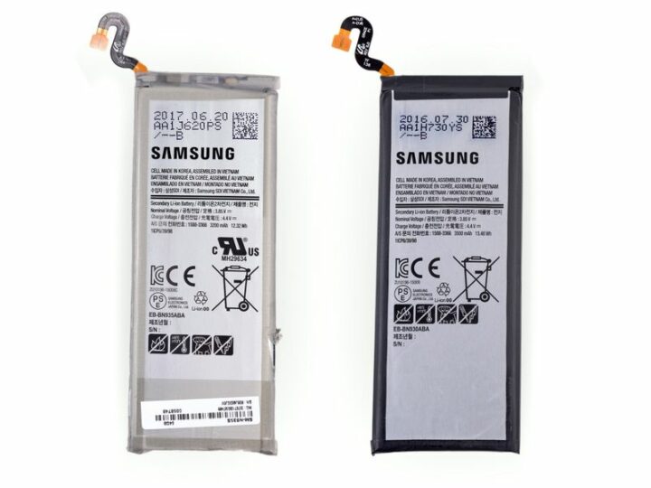 Samsung Galaxy Note 7 Fan Edition Teardown Battery