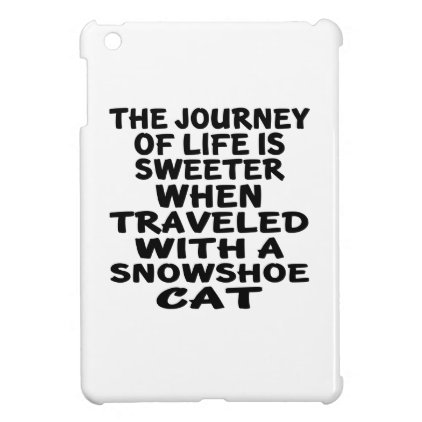 Traveled With Snowshoe Cat iPad Mini Covers