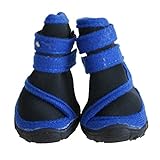 Wasserdichte Hunde-Schuhe für Regenwetter Pfotenschutz Walker Schuhe Hausschuhe Anti Rutsch Socken