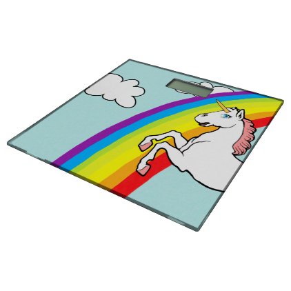 Unicorn Rainbow Bathroom Scale
