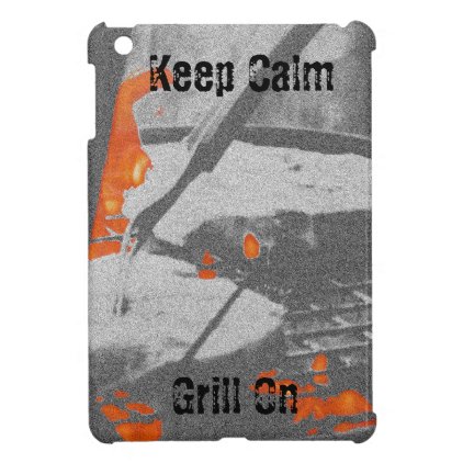 Keep Calm Grill On iPad Cover