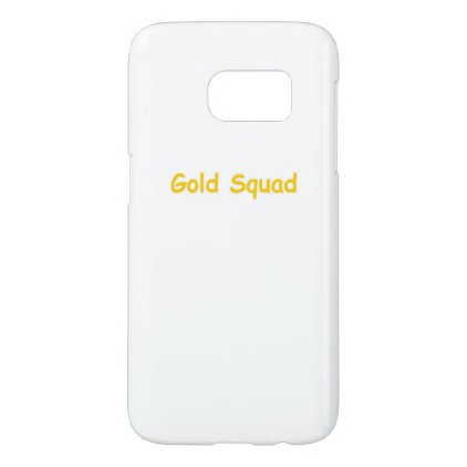 Gold Squad phone case