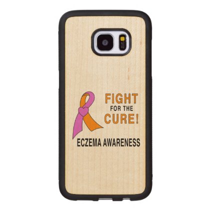 Eczema Awareness: Fight for the Cure! Wood Samsung Galaxy S7 Edge Case