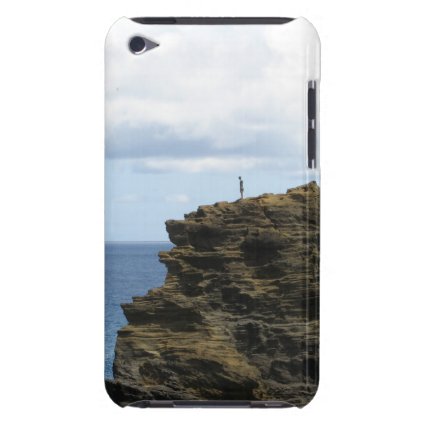 Solitary Figure on Ciff iPod Case-Mate Case