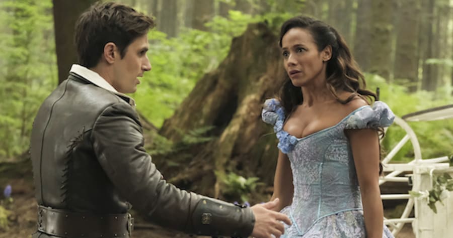 ONCE UPON A TIME - ABCâ€™s "Once Upon A Time" stars Andrew J. West as Henry and Dania Ramirez as Cinderella. (ABC/Eike Schroter)