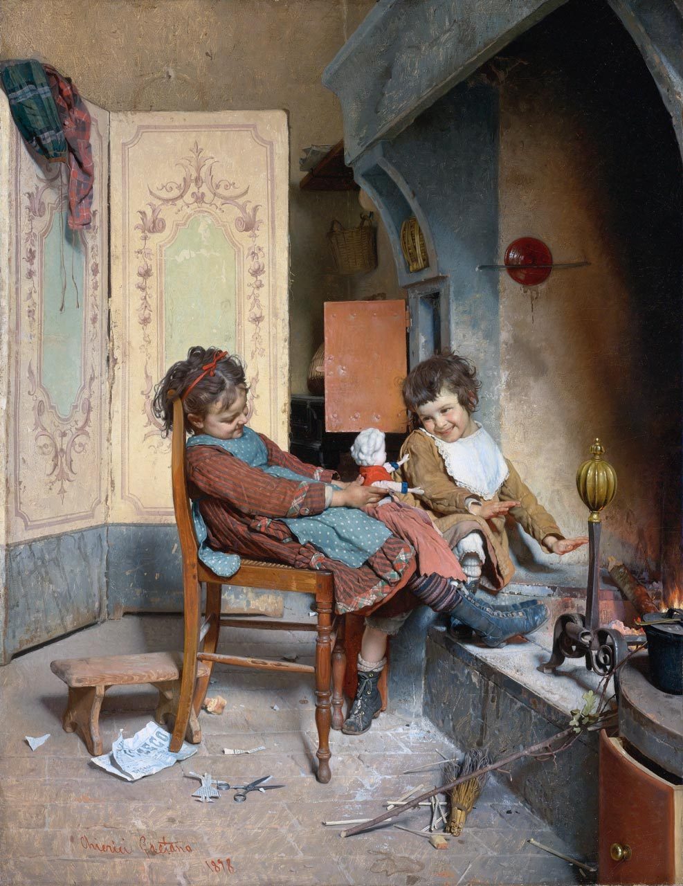 Gaetano Chierici - Joys of Childhood (1878)