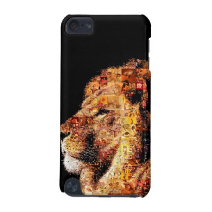 Wild lion - lion collage - lion mosaic - lion wild iPod touch (5th generation) cover