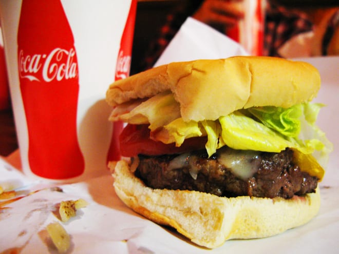 Ótimo hambúrguer do Burger Joint em Nova York! Foto: GC/Blog Vambora!