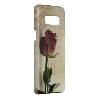 Vintage Dusky Romantic Pink Rose Flower Lace Case-Mate Samsung Galaxy S8 Case