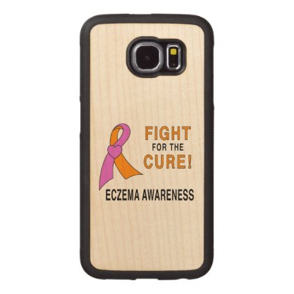 Eczema Awareness: Fight for the Cure! Wood Phone Case