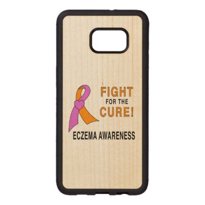 Eczema Awareness: Fight for the Cure! Wood Samsung Galaxy S6 Edge Case