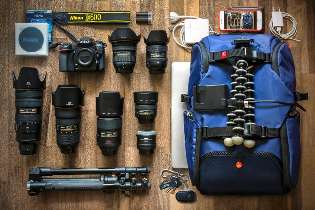 A Traveling Photographer's Picturesque Bag