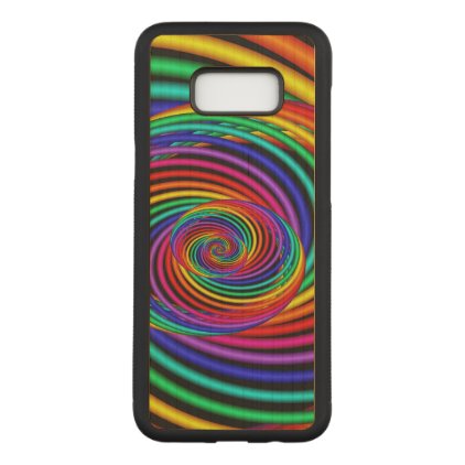 3D Rainbow Spiral Phone Case