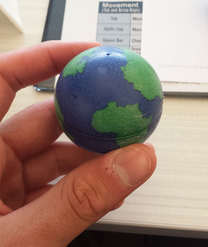This Globe Doesn't Have Europe On It