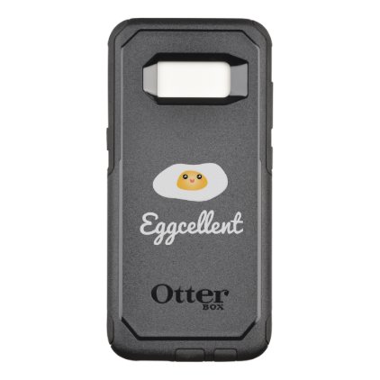 Funny Foodie Cute Egg Eggcellent Humorous Food Pun OtterBox Commuter Samsung Galaxy S8 Case
