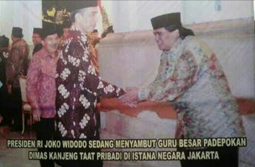 Ribut Foto Asma Dewi-Prabowo Giliran Ada Foto Jokowi & Dimas Kanjeng Diem