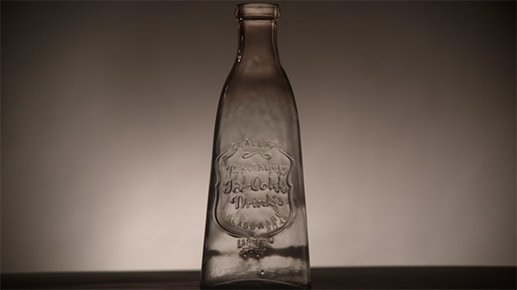how to light a transparent bottle