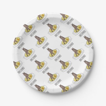 Sea Horse Paper Plate