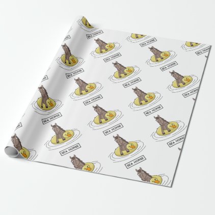 Sea Horse Wrapping Paper