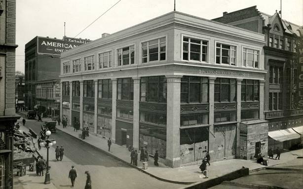 United Dept. Store nearing completion in 1919