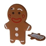 coverstop Cover® Lebkuchen Ingwer Brot Weihnachtsbaum Cookie pandizenzero Schutzhülle für iPhone 6 6S Silikon Gummi