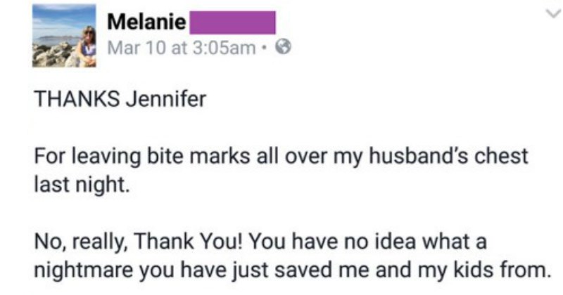 Enraged Wife Writes Scathing Open Letter to Her Husbands Mistress